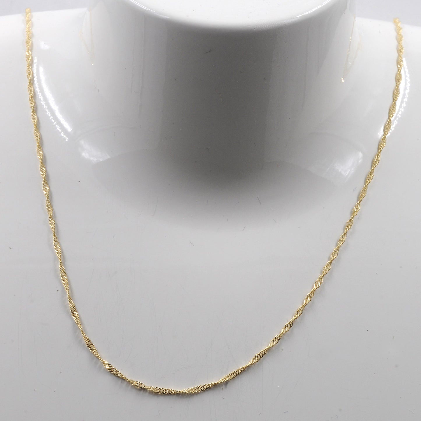 Goldkette Singapurkette Breite 1,2mm - 585-14 Karat Gold