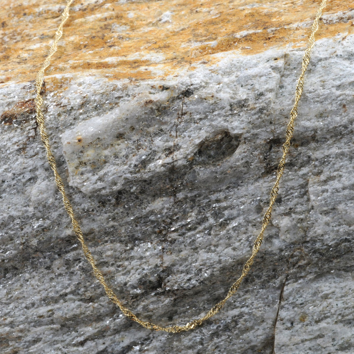 Goldkette Singapurkette Breite 1,2mm - 585-14 Karat Gold