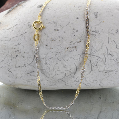 Goldkette Singapurkette Breite 1,8mm - 585-14 Karat Gold