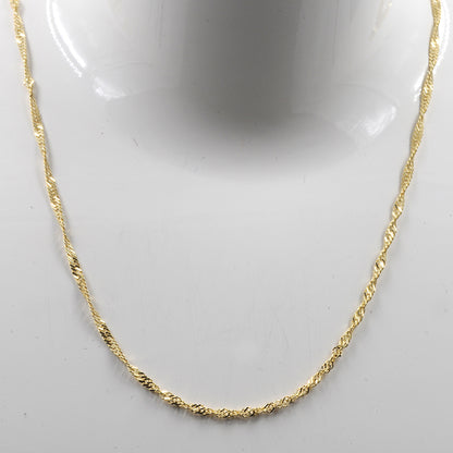 Goldkette Singapurkette Breite 1,8mm - 585-14 Karat Gold