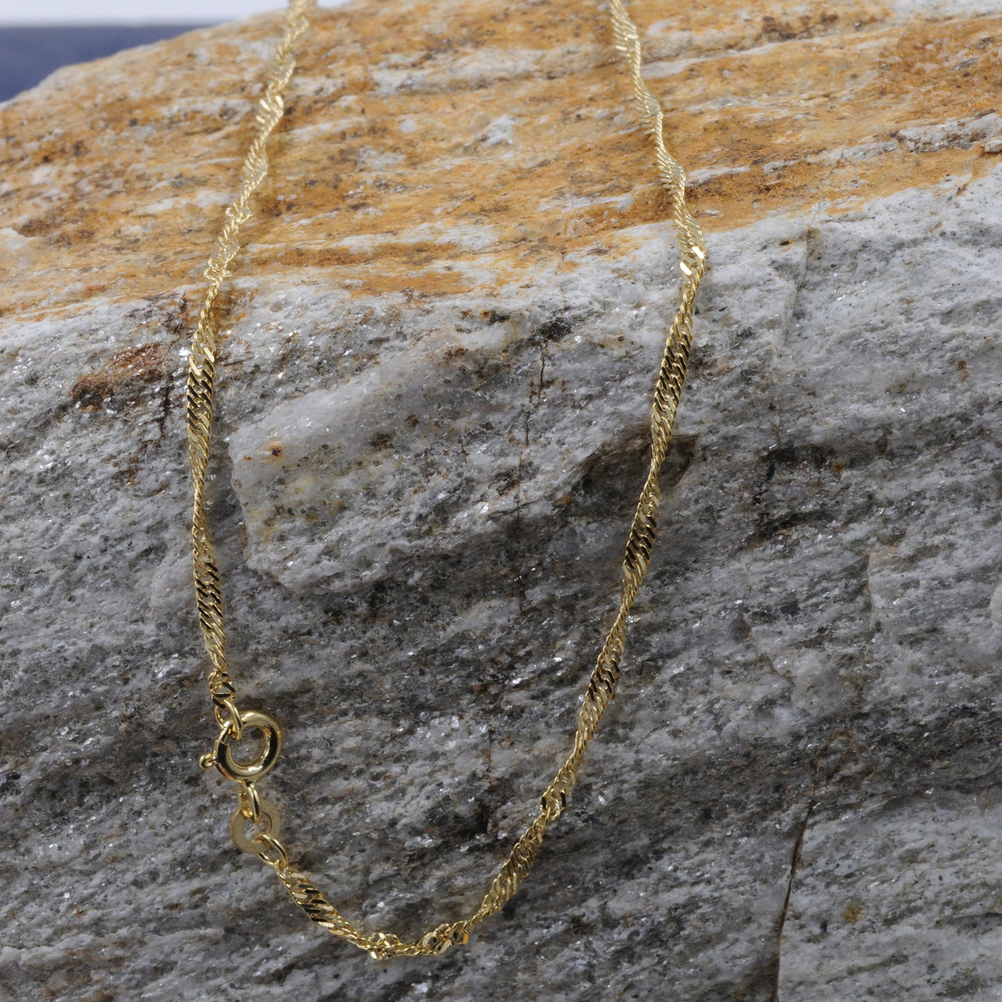 Goldkette Singapurkette Breite 1,8mm - 585-14 Karat Gold