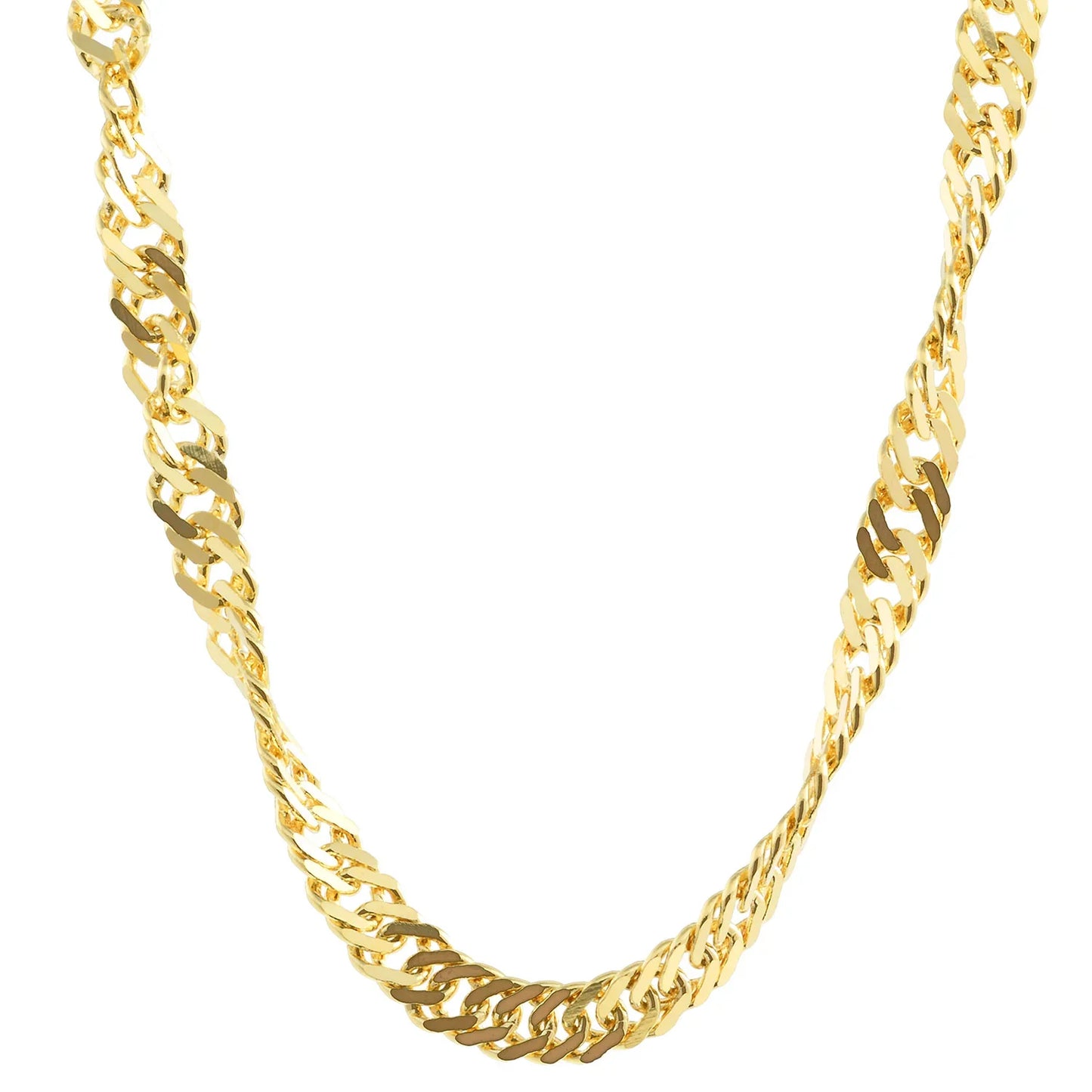 Goldkette Singapurkette Länge 55cm - Breite 2,2mm - 585-14 Karat Gold