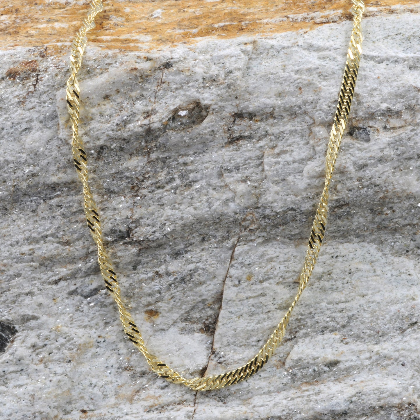 Goldkette Singapurkette Breite 2,9mm - 585-14 Karat Gold