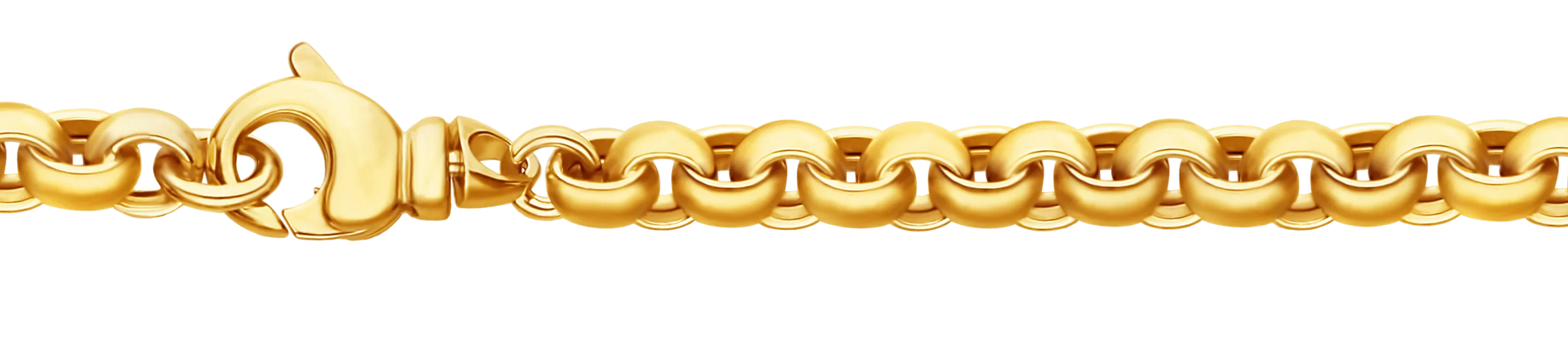 6,0 mm 21 cm 585 - 14 Karat Gold Armkette Erbskette massiv Gold hochwertige Goldkette 13,7 g