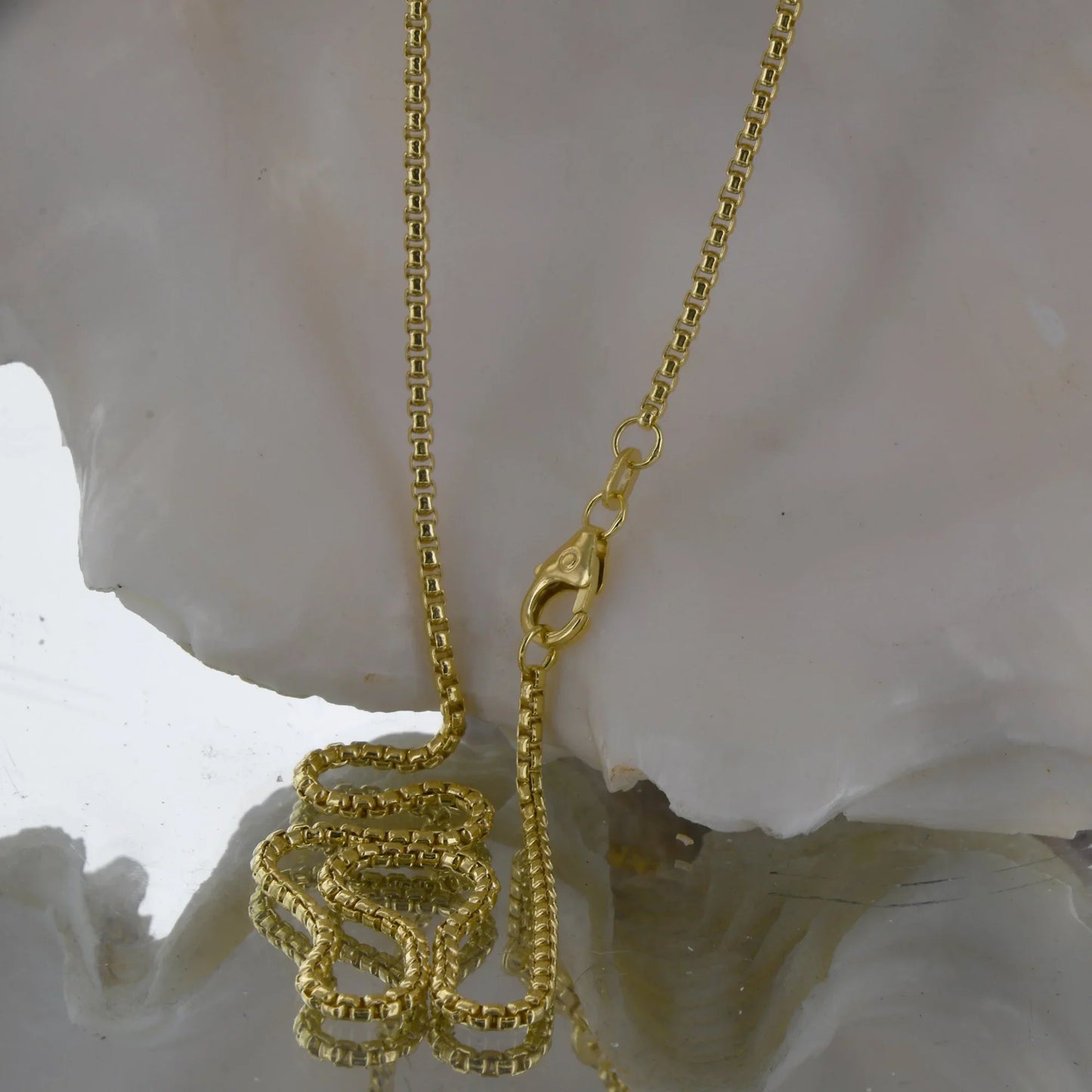 1,5 mm 40 cm 585 - 14 Karat Gold Halskette Venezianerkette massiv Gold hochwertige Goldkette  5,5 g