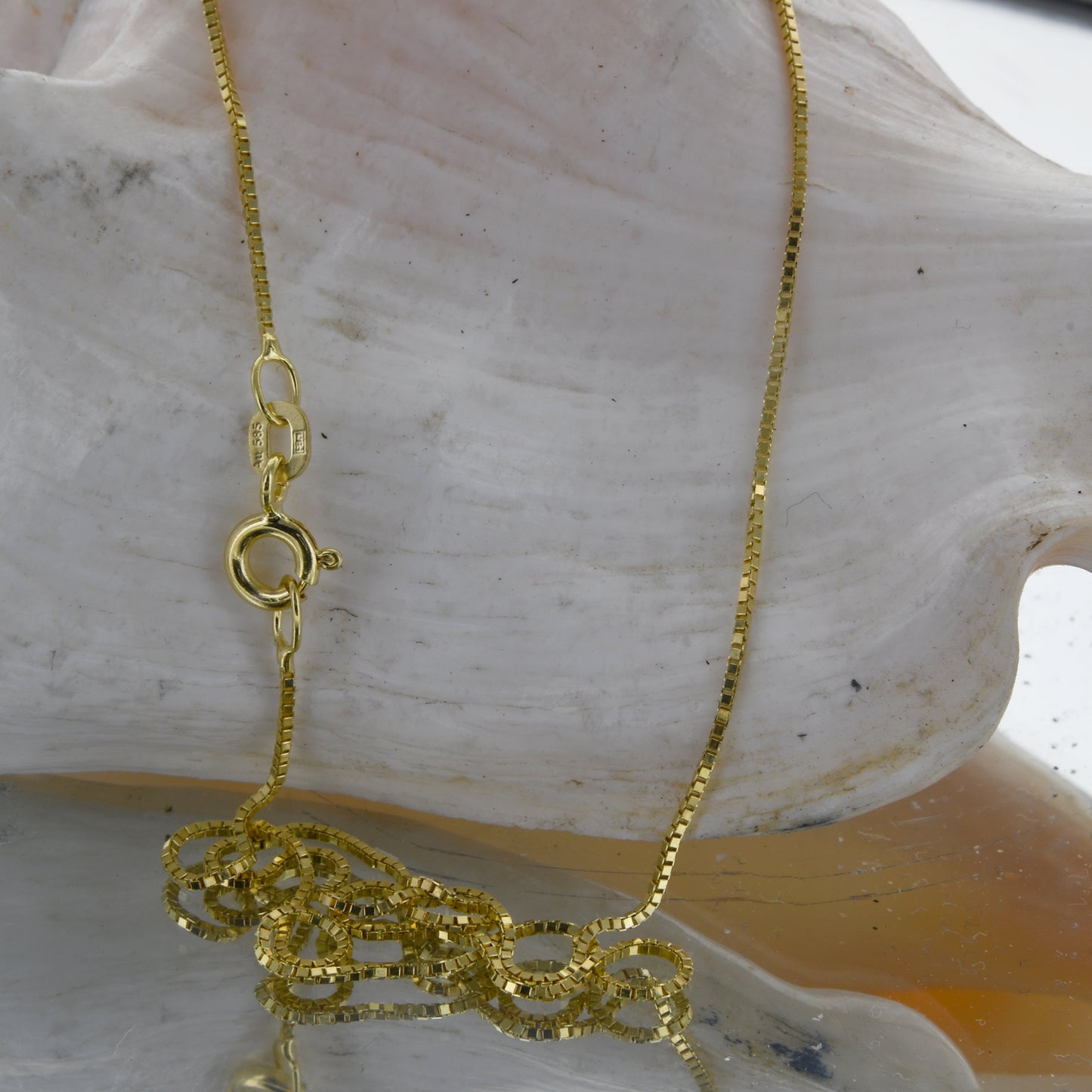 Goldkette Venezianerkette Länge 34cm - Breite 0,7mm - 585-14 Karat Gol