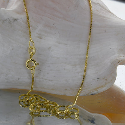 Goldkette Venezianerkette Länge 34cm - Breite 0,7mm - 585-14 Karat Gol