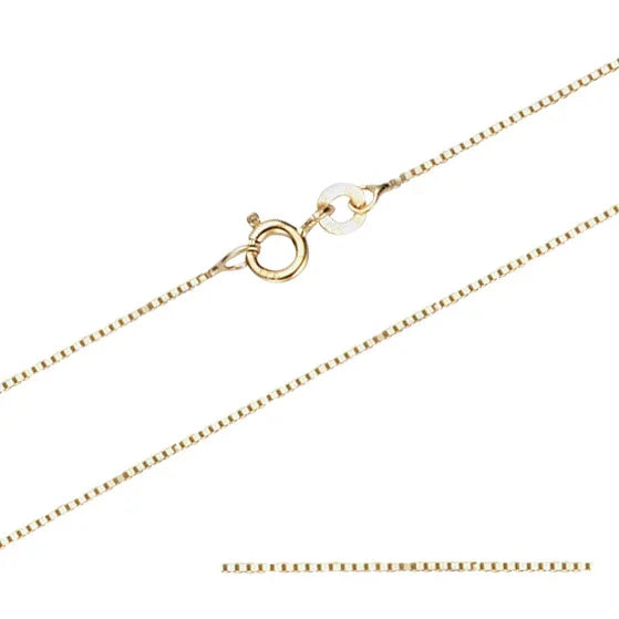 0,7 mm 40 cm 585 - 14 Karat Gold Halskette Venezianerkette massiv Gold hochwertige Goldkette  1,6 g
