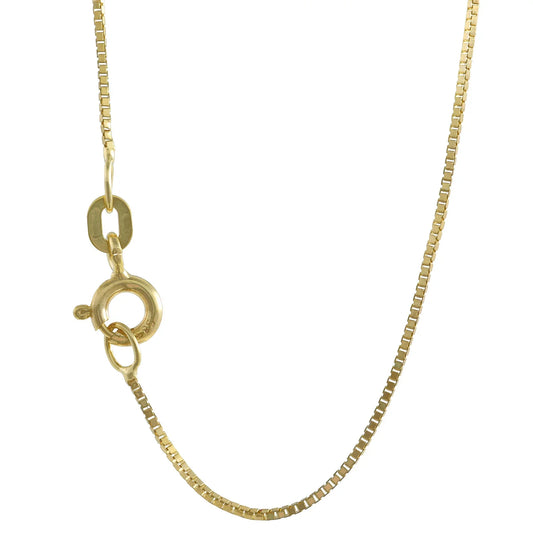 Goldkette Venezianerkette Länge 42cm - Breite 0,7mm - 585-14 Karat Gol