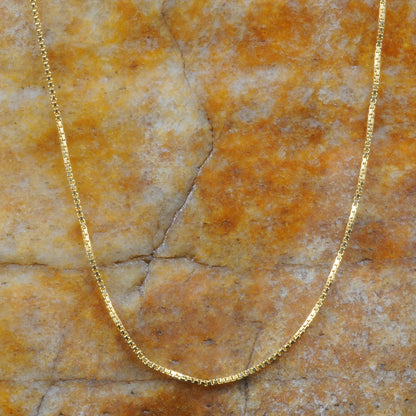 Goldkette Venezianerkette Länge 42cm - Breite 0,7mm - 585-14 Karat Gol