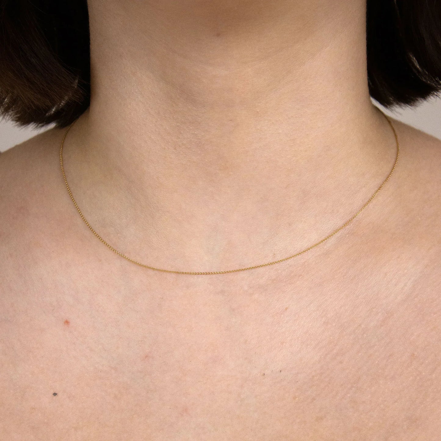 Goldkette Ankerkette Länge 40cm - Breite 0,8mm - 750-18 Karat Gold
