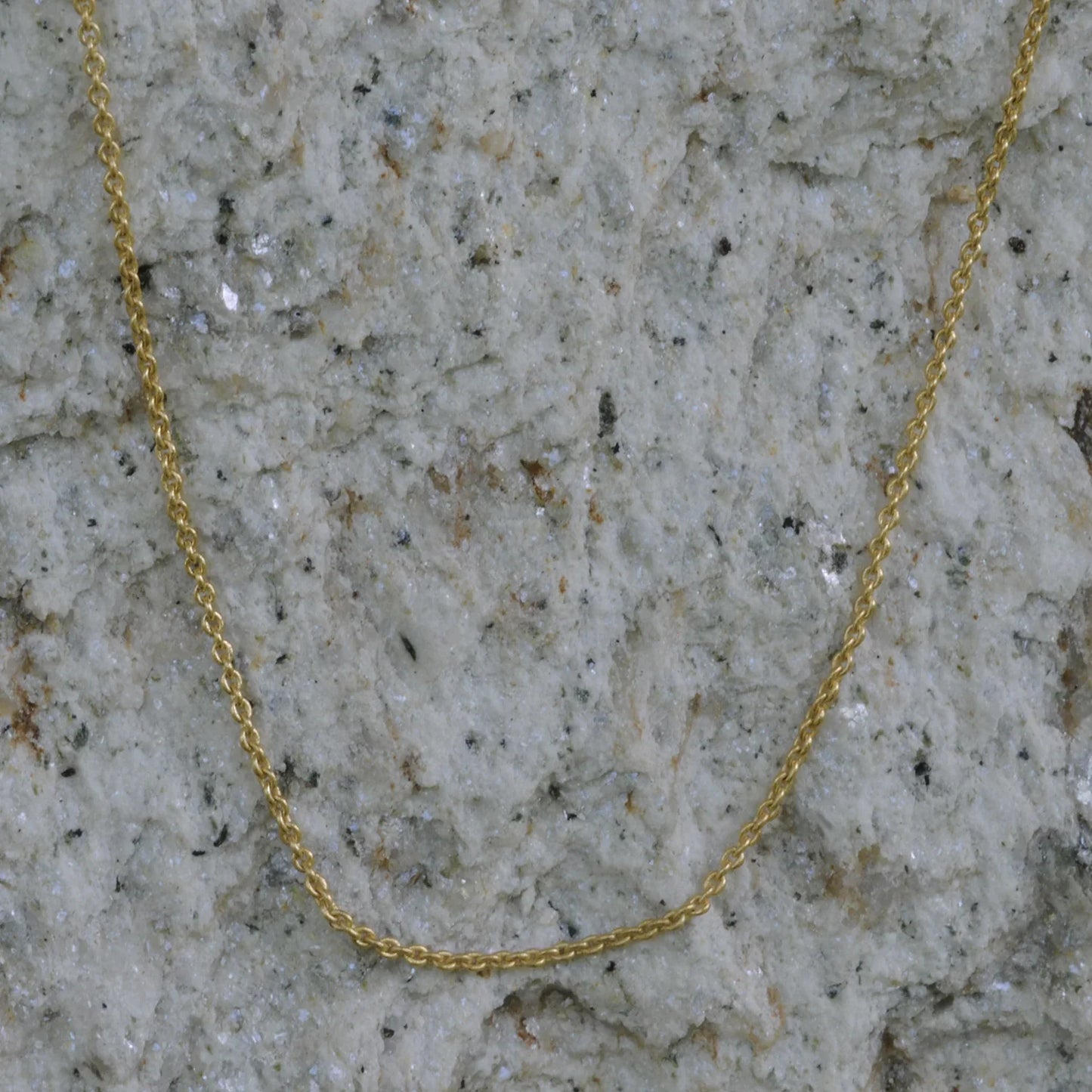 Goldkette Ankerkette Länge 40cm - Breite 0,8mm - 750-18 Karat Gold