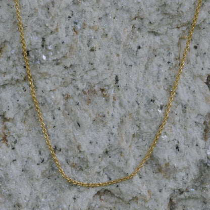 Goldkette Ankerkette Länge 45cm - Breite 0,8mm - 750-18 Karat Gold