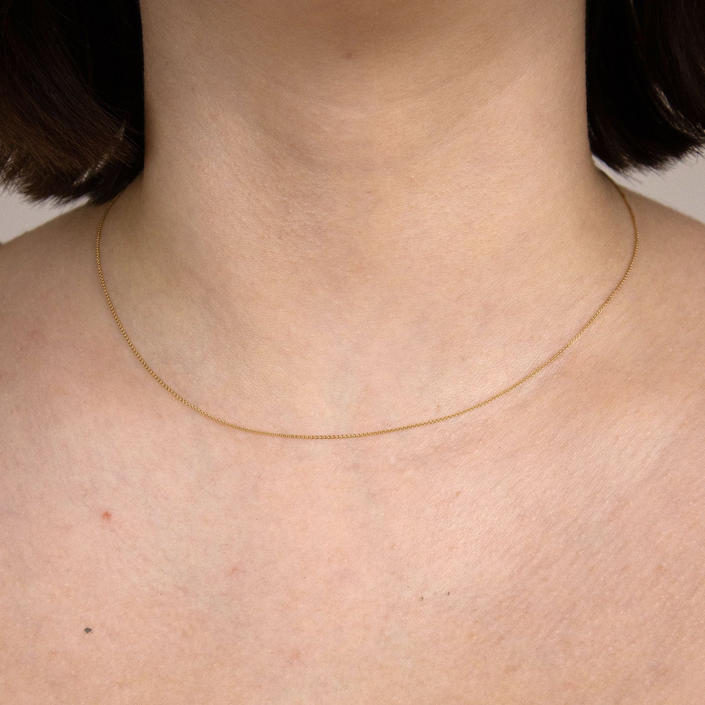 Goldkette Ankerkette Breite 0,8mm - 750-18 Karat Gold