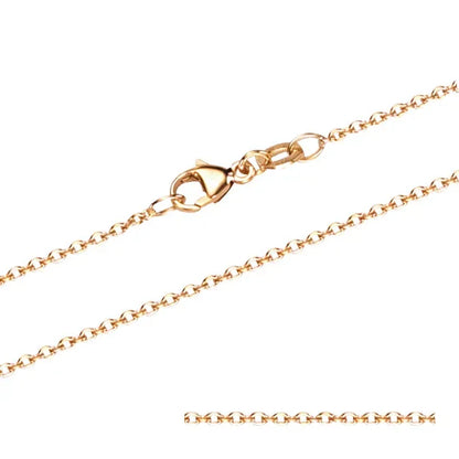 1,1 mm 60 cm 750 - 18 Karat Gold Halskette Ankerkette rund massiv Gold hochwertige Goldkette  3,5 g