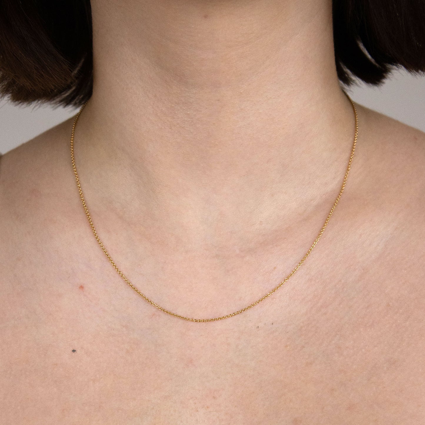 Goldkette Ankerkette Breite 1,1mm - 750-18 Karat Gold
