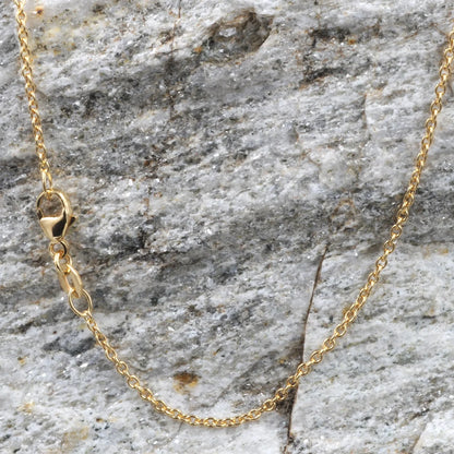 Goldkette Ankerkette Länge 42cm - Breite 1,5mm - 750-18 Karat Gold