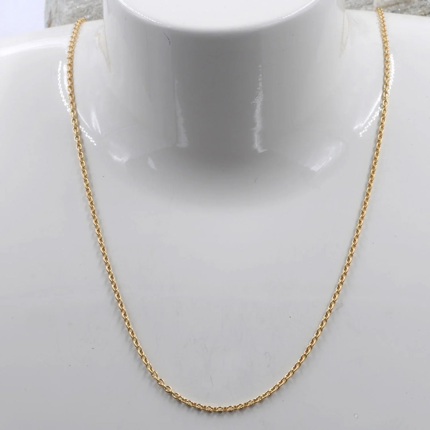 Goldkette Ankerkette Länge 70cm - Breite 1,5mm - 750-18 Karat Gold