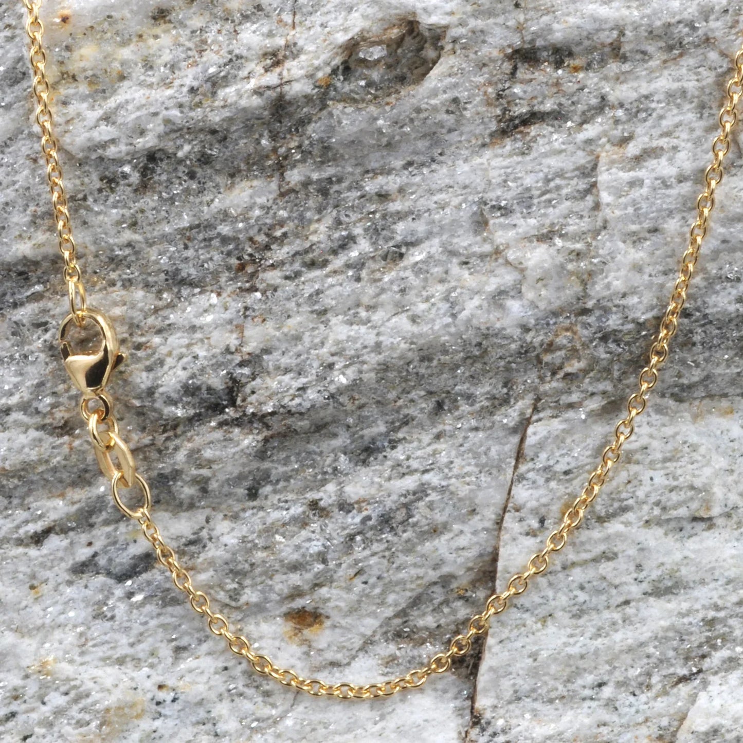 Goldkette Ankerkette Länge 70cm - Breite 1,5mm - 750-18 Karat Gold