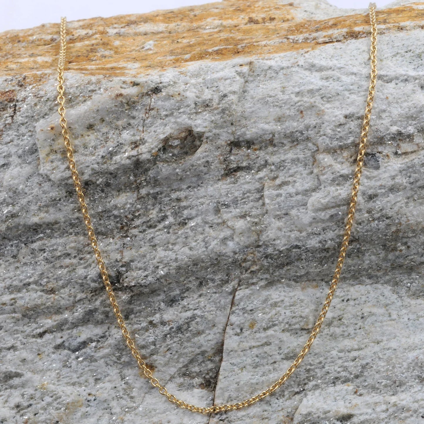 Goldkette Ankerkette Länge 70cm - Breite 1,5mm - 750-18 Karat Gold