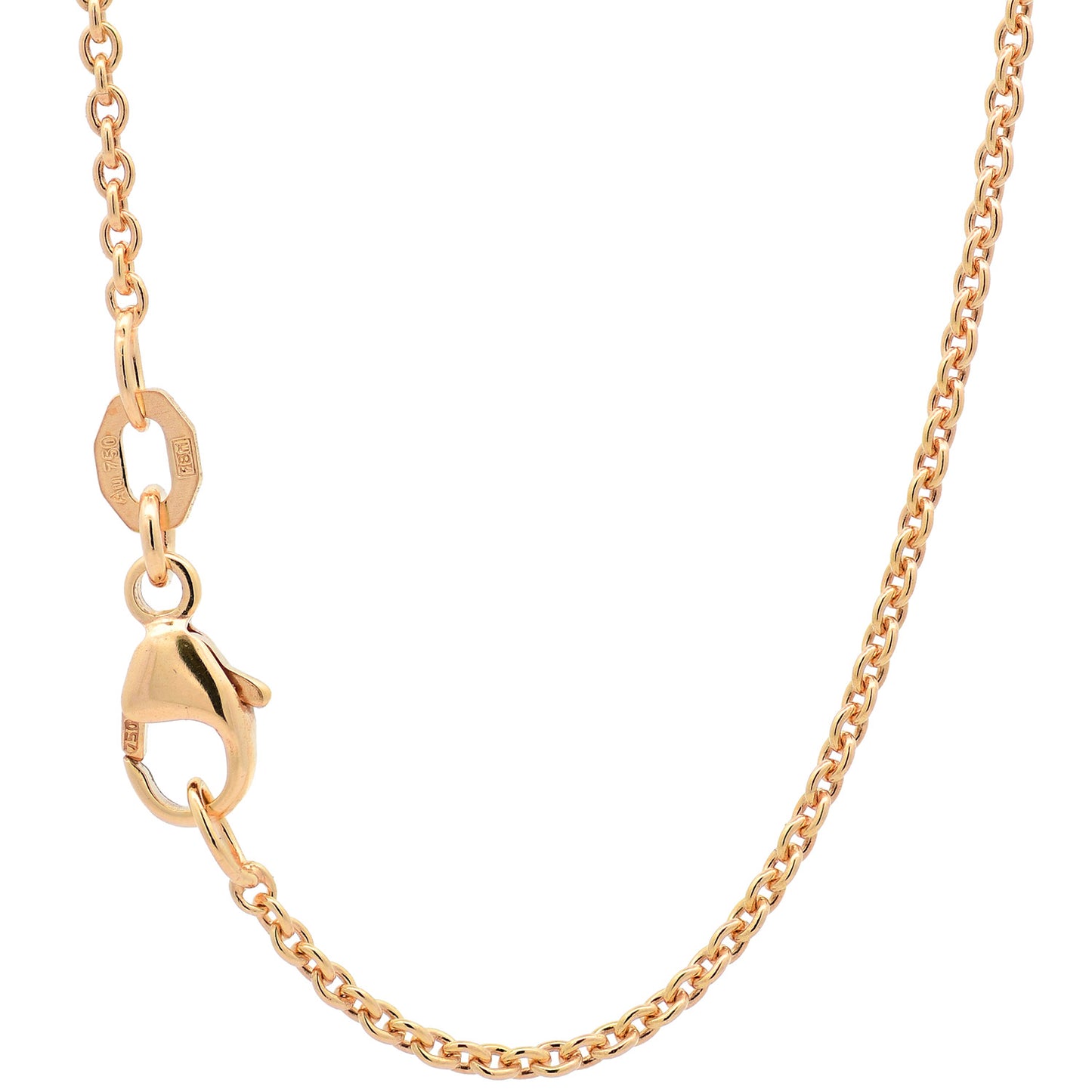 Goldkette Ankerkette Breite 1,5mm - 750-18 Karat Gold