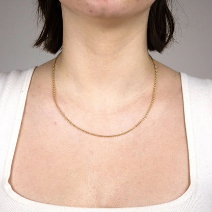 Goldkette Ankerkette Länge 60cm - Breite 2,0mm - 750-18 Karat Gold