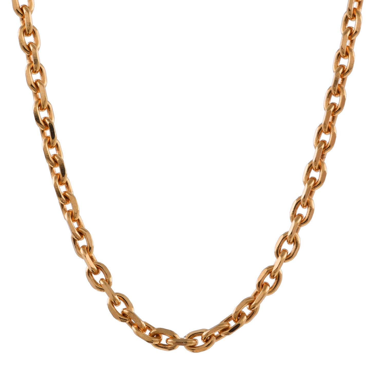 Ankerkette diamantiert Breite 1,3mm - 750-18 Karat Gold