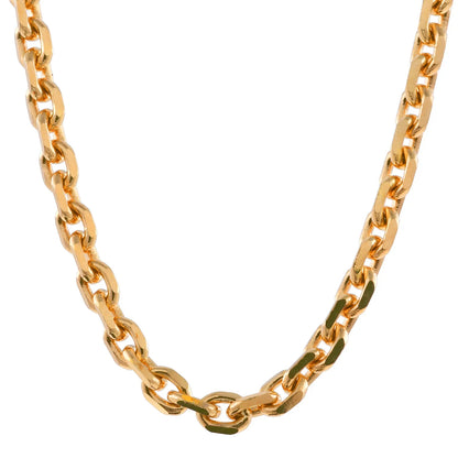 Ankerkette diamantiert Länge 45cm - Breite 1,7mm - 750-18 Karat Gold