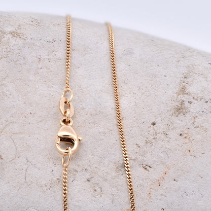 Goldkette Panzerkette Breite 1,1mm - 750-18 Karat Gold