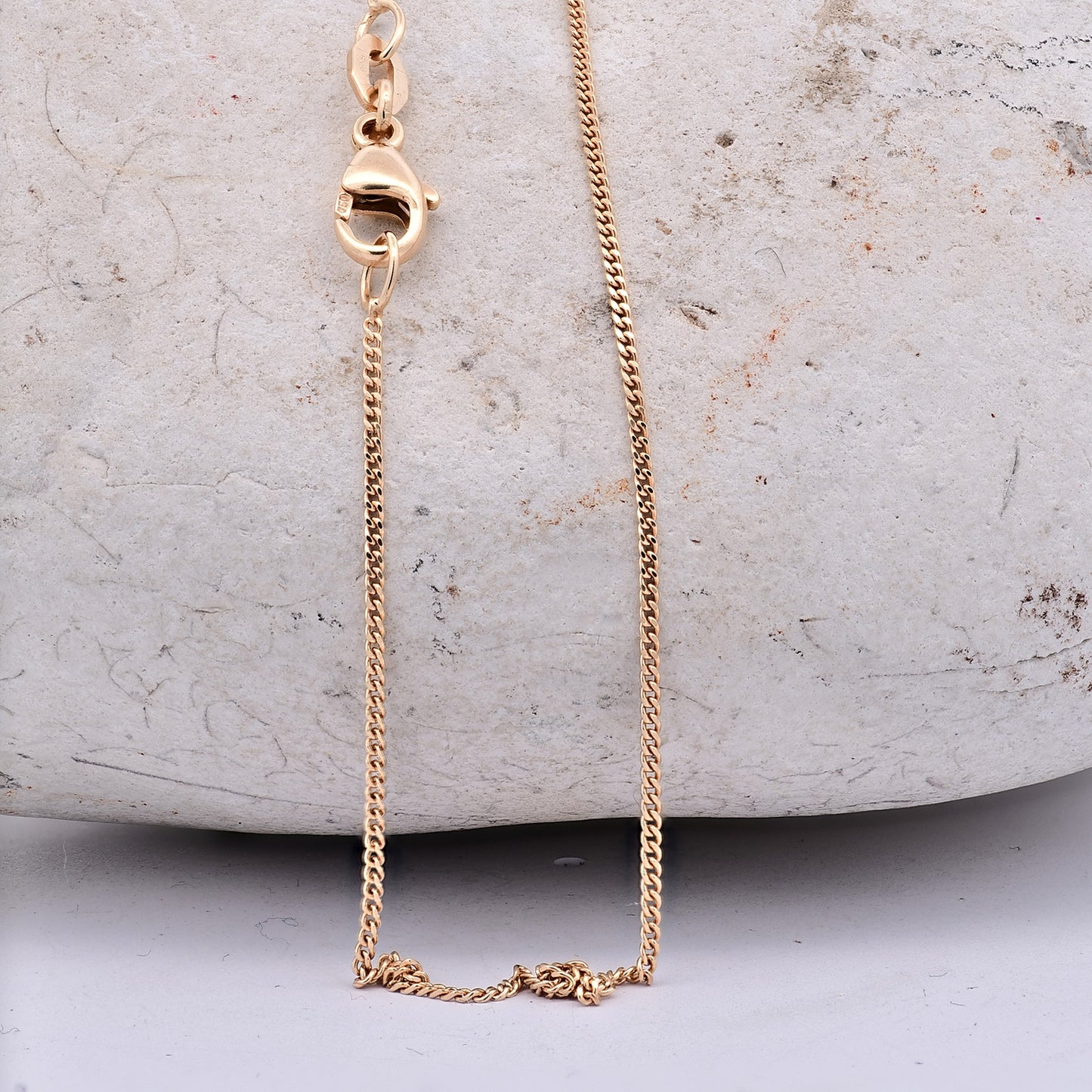 Goldkette Panzerkette Breite 1,1mm - 750-18 Karat Gold