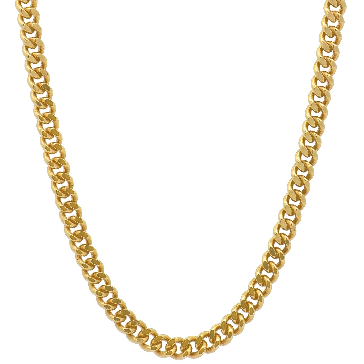 Panzerkette Halskette Breite 2.1 mm - 750 - 18 Karat Gold Auswahl