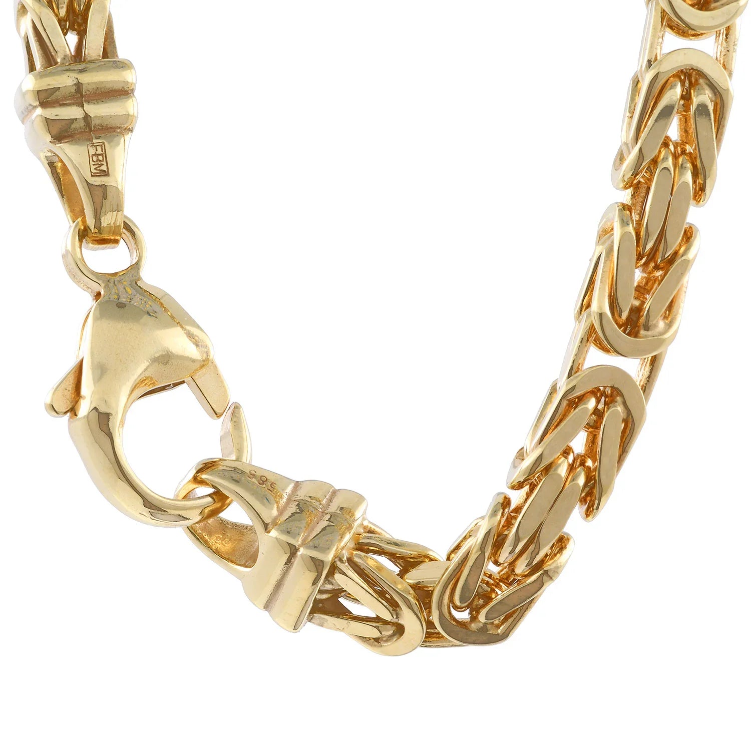 4,0 mm 45 cm 750 - 18 Karat Gold Halskette Königskette massiv Gold hochwertige Goldkette  63 g