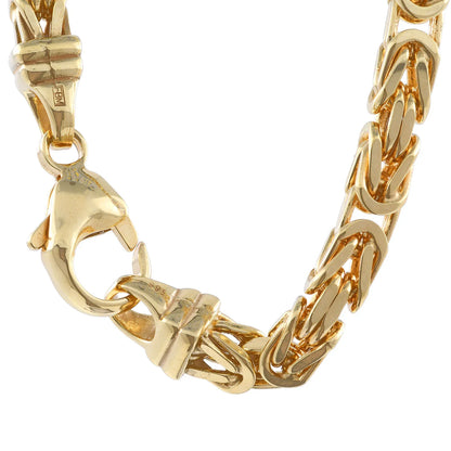 4,0 mm 45 cm 750 - 18 Karat Gold Halskette Königskette massiv Gold hochwertige Goldkette  63 g