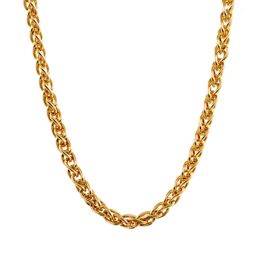 Goldkette Zopfkette Länge 42cm - Breite 1,7mm - 750-18 Karat Gold