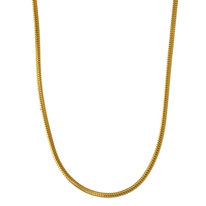 Goldkette Schlangenkette Breite 1,2mm - 750-18 Karat Gold