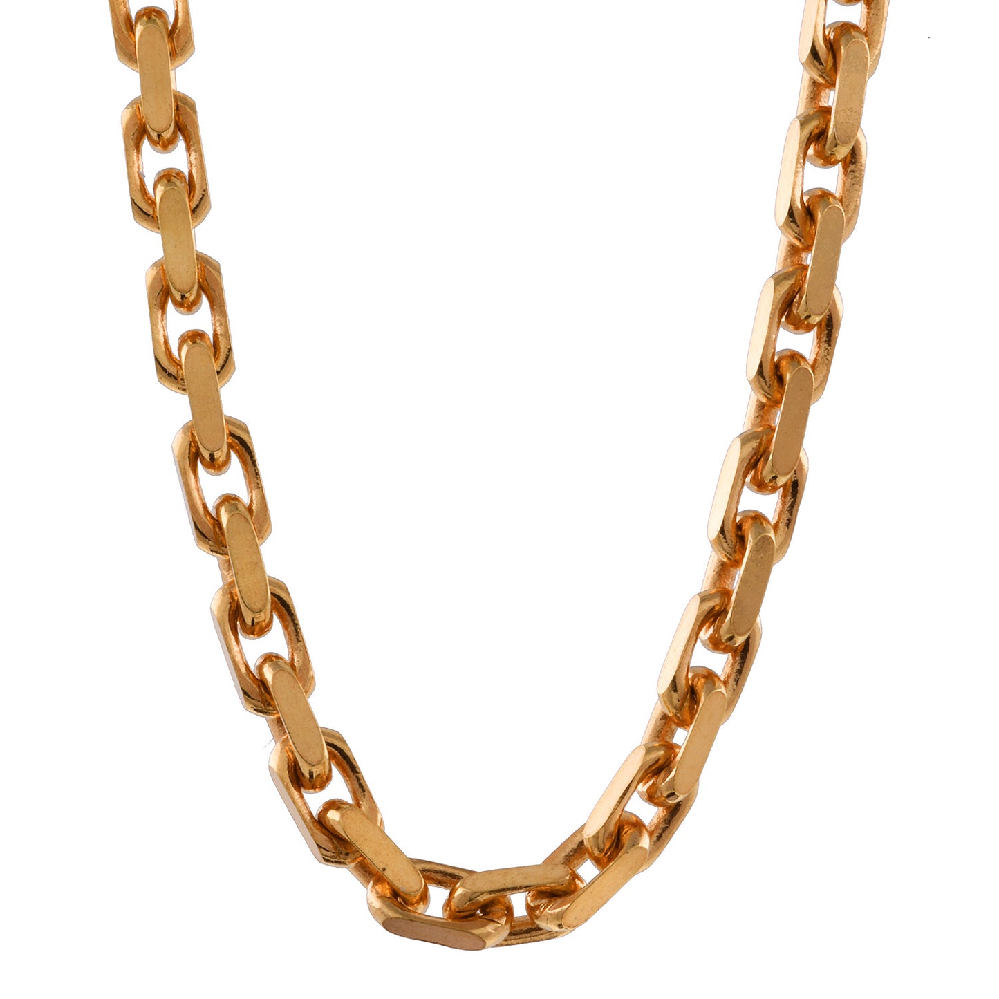 Ankerkette diamantiert Breite 2,0mm - 750-18 Karat Gold