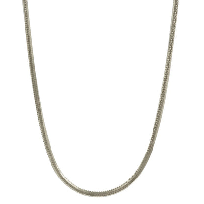 0,8 mm 42 cm 333 - 8 Karat Weißgold Schlangenkette diamantiert massiv Gold hochwertige Goldkette  2,2 g