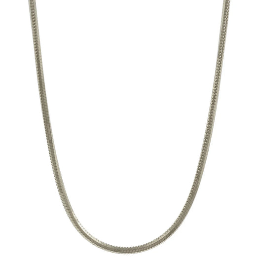 0,8 mm 42 cm 333 - 8 Karat Weißgold Schlangenkette diamantiert massiv Gold hochwertige Goldkette  2,2 g