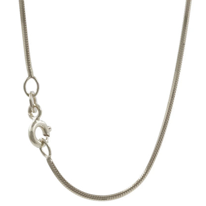 0,8 mm 42 cm 333 - 8 Karat Weißgold Schlangenkette diamantiert massiv Gold hochwertige Goldkette  2,2 g