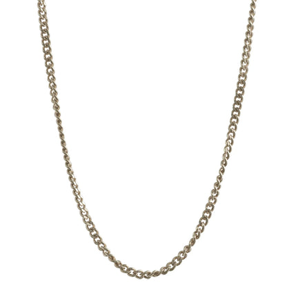 1,1 mm 45 cm 750 - 18 Karat Weißgold Panzerkette massiv Gold hochwertige Goldkette  2,4 g