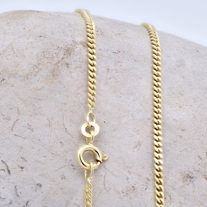 Edle Echt Goldkette Breiten 0,8mm-6,0mm  Panzerkette 333-8 Karat Gold