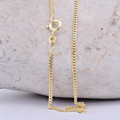 Edle Echt Goldkette Breiten 0,8mm-6,0mm  Panzerkette 333-8 Karat Gold