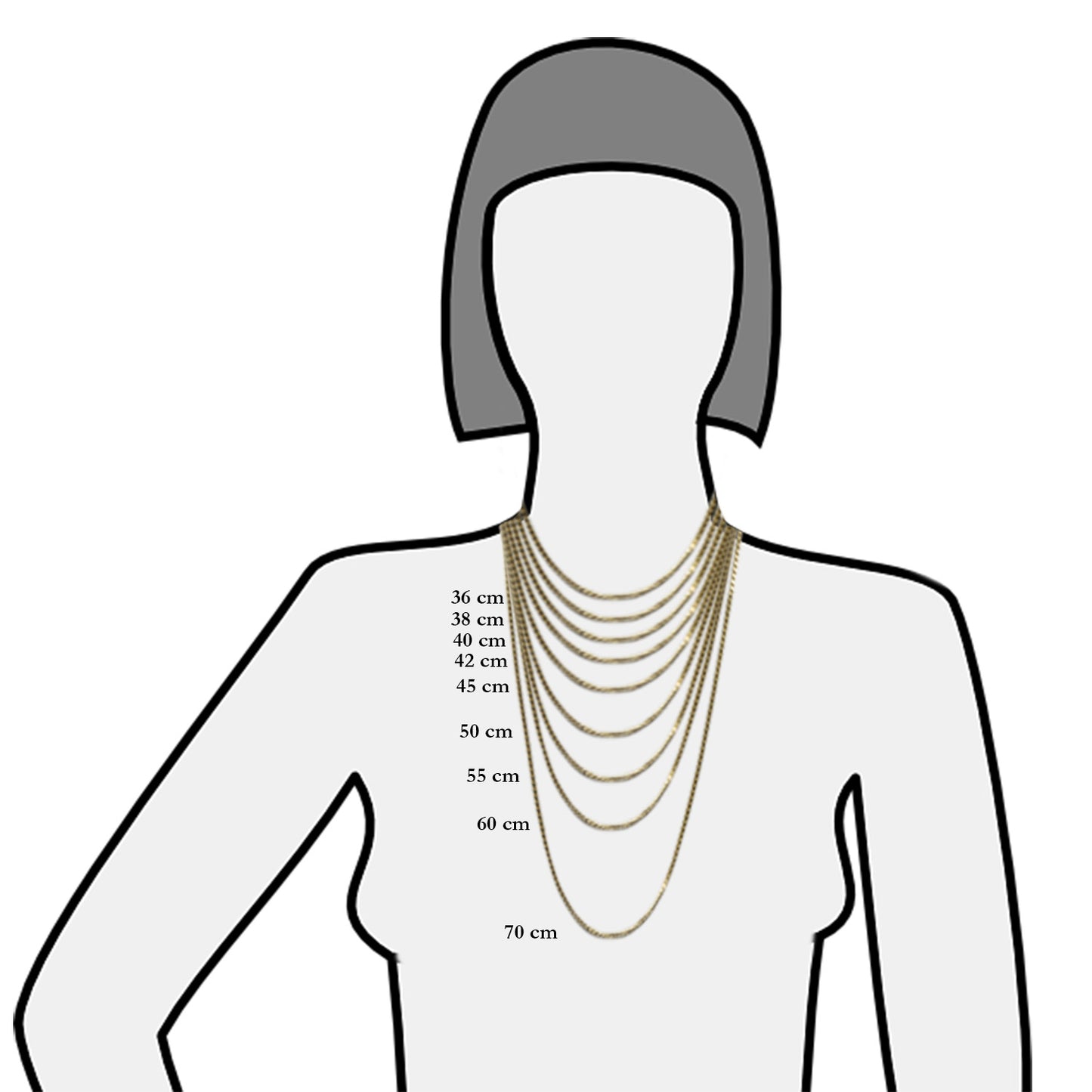 Edle Echt Goldkette Breiten 0,8mm-6,0mm  Panzerkette 333-8 Karat Gold