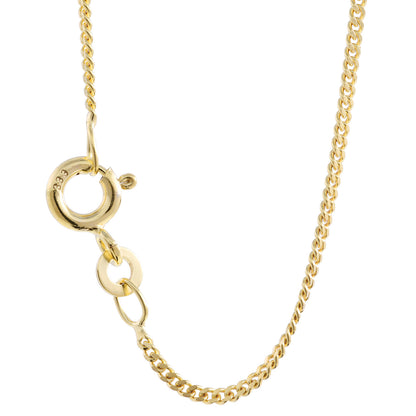 Edle Echt Goldkette Breiten 0,8mm-6,0mm  Panzerkette 333-8 Karat Gold