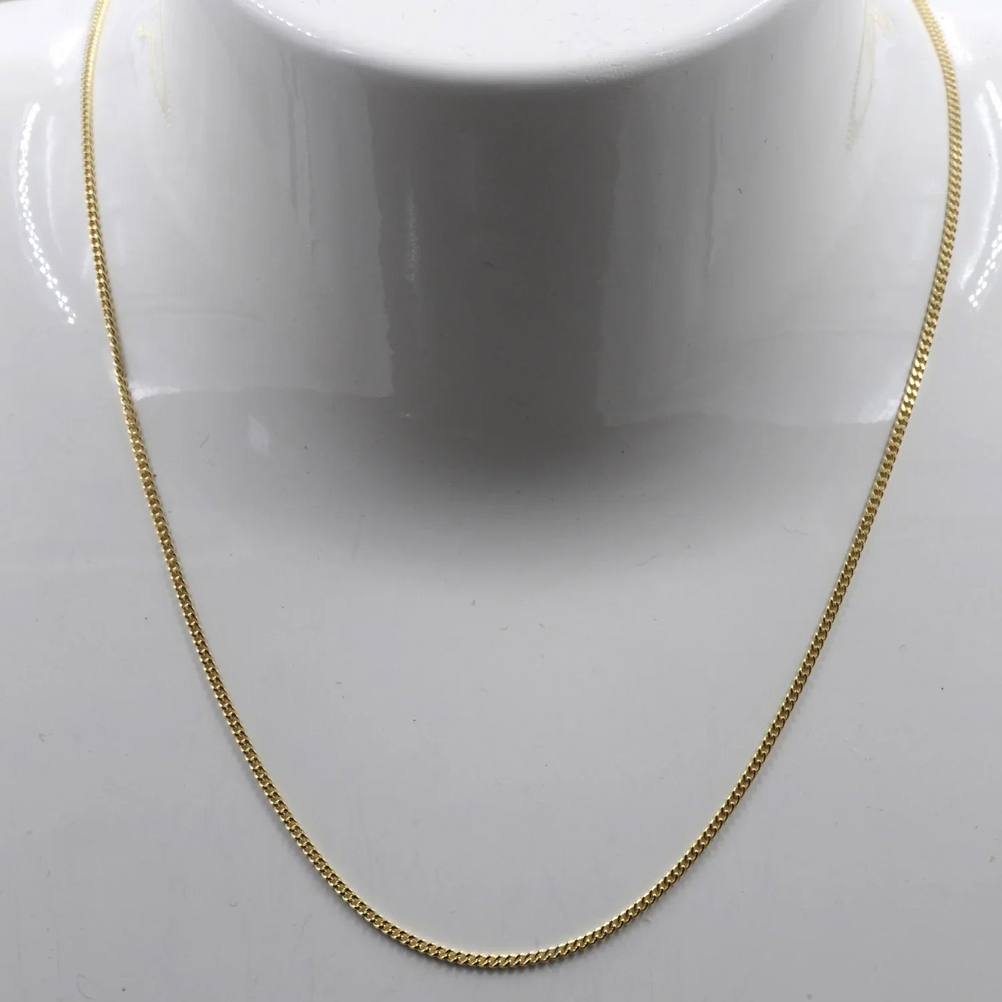 Goldkette Panzerkette Länge 42cm - Breite 1,1mm - 333-8 Karat Gold T