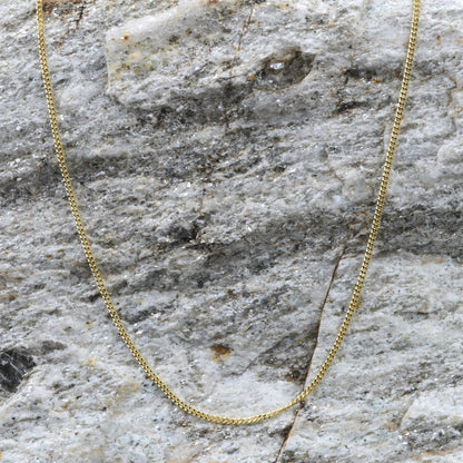 Goldkette Panzerkette Länge 50cm - Breite 1,1mm - 333-8 Karat Gold