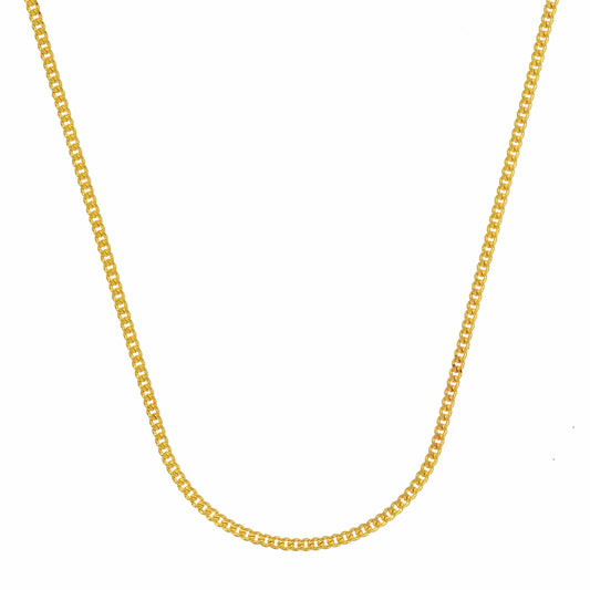 Goldkette Panzerkette Länge 55cm - Breite 1,1mm - 333-8 Karat Gold