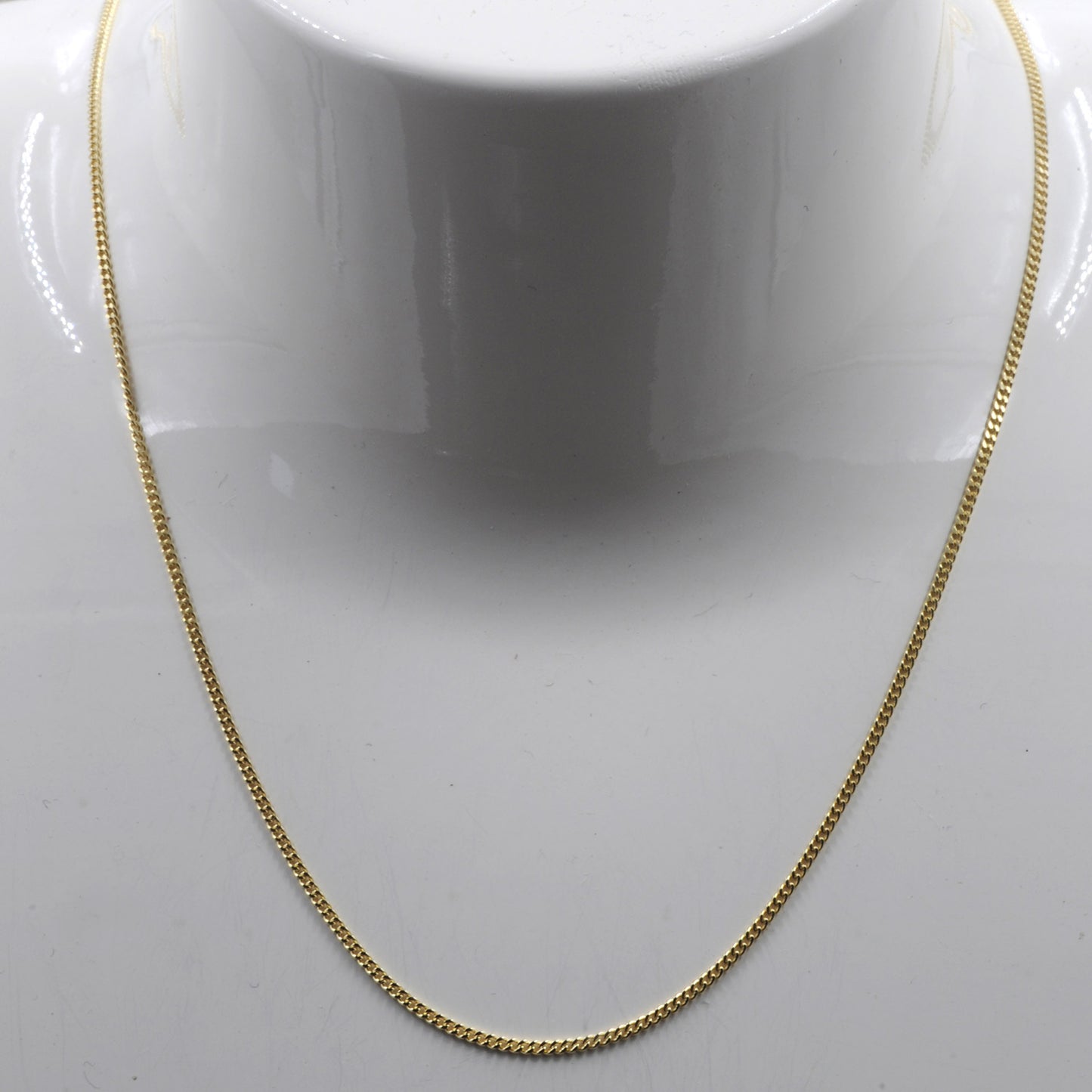 Goldkette Panzerkette Länge 55cm - Breite 1,1mm - 333-8 Karat Gold