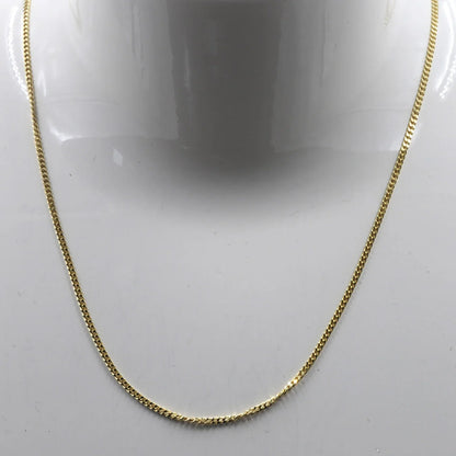 Goldkette Panzerkette Länge 38cm - Breite 1,2mm - 333-8 Karat Gold