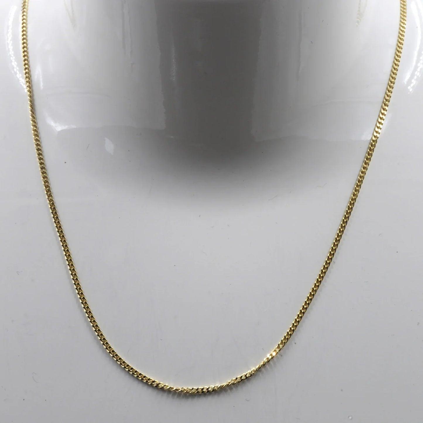 Goldkette Panzerkette Länge 45cm - Breite 1,2mm - 333-8 Karat Gold T